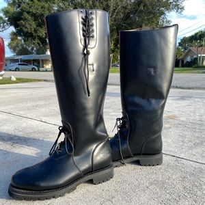 Vibram tall riding boots